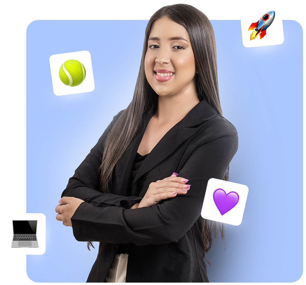 Mari diseñadora web trabajo remoto